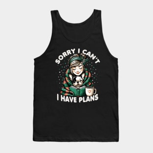 Sorry I Cant I Have Plans Tank Top